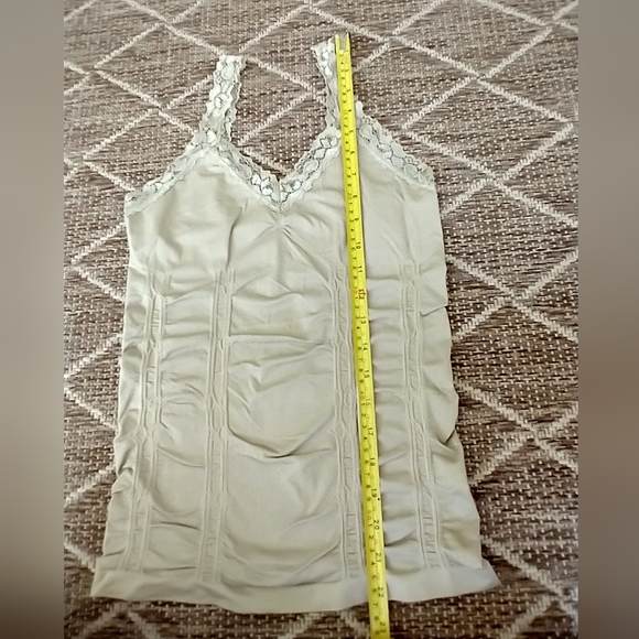 Tank Cami M.USA Nylon/spandex lace Trim Tank Top Cami - Picture 12 of 12